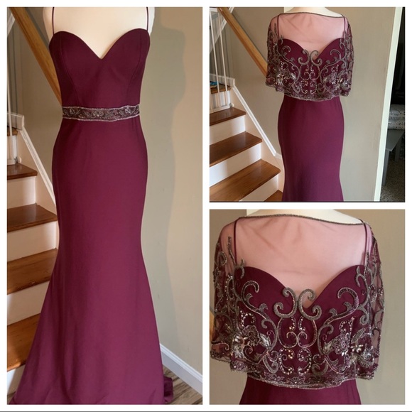 Tarik Ediz Dresses & Skirts - Tarik ediz 92741 purple size 10